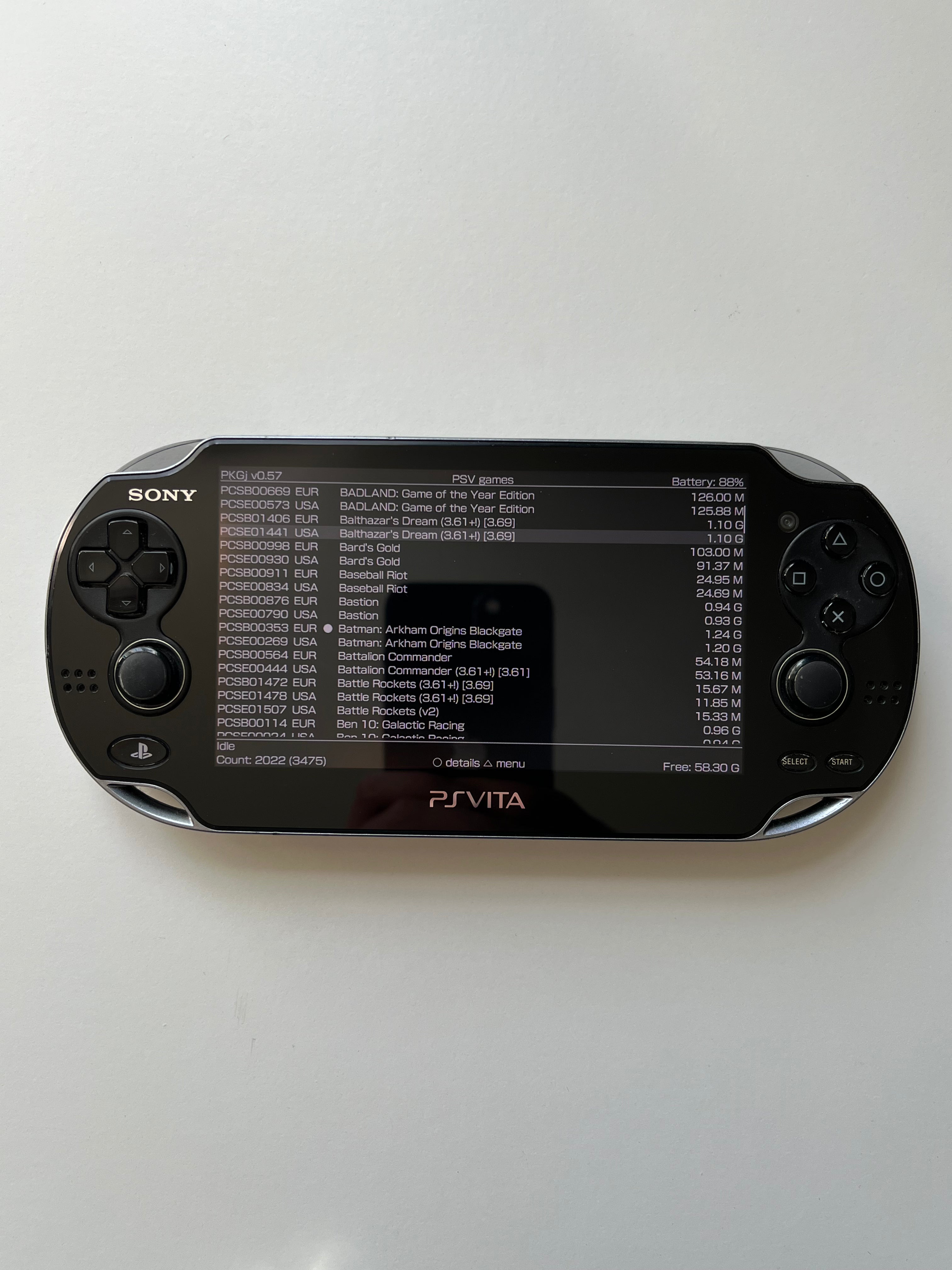 PSVITA 1000 OLED Black