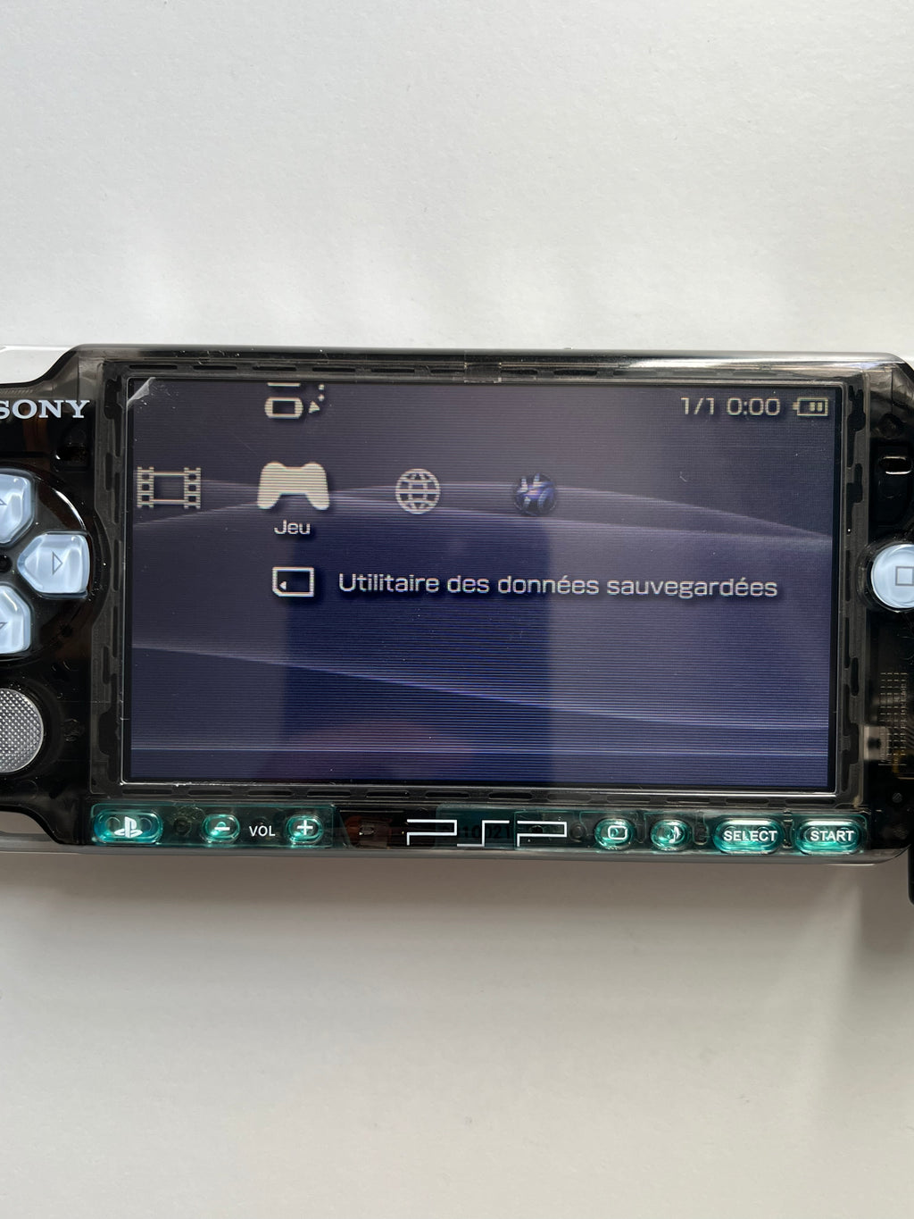 PSP 3000 Noir Transparent