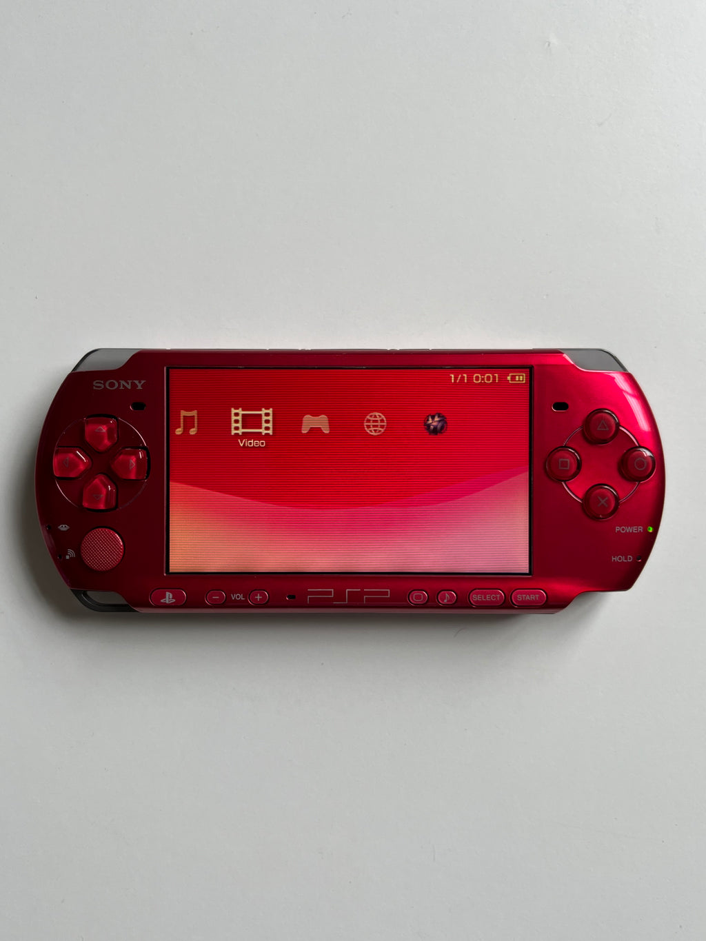 PSP 3000 Rouge Vibrant