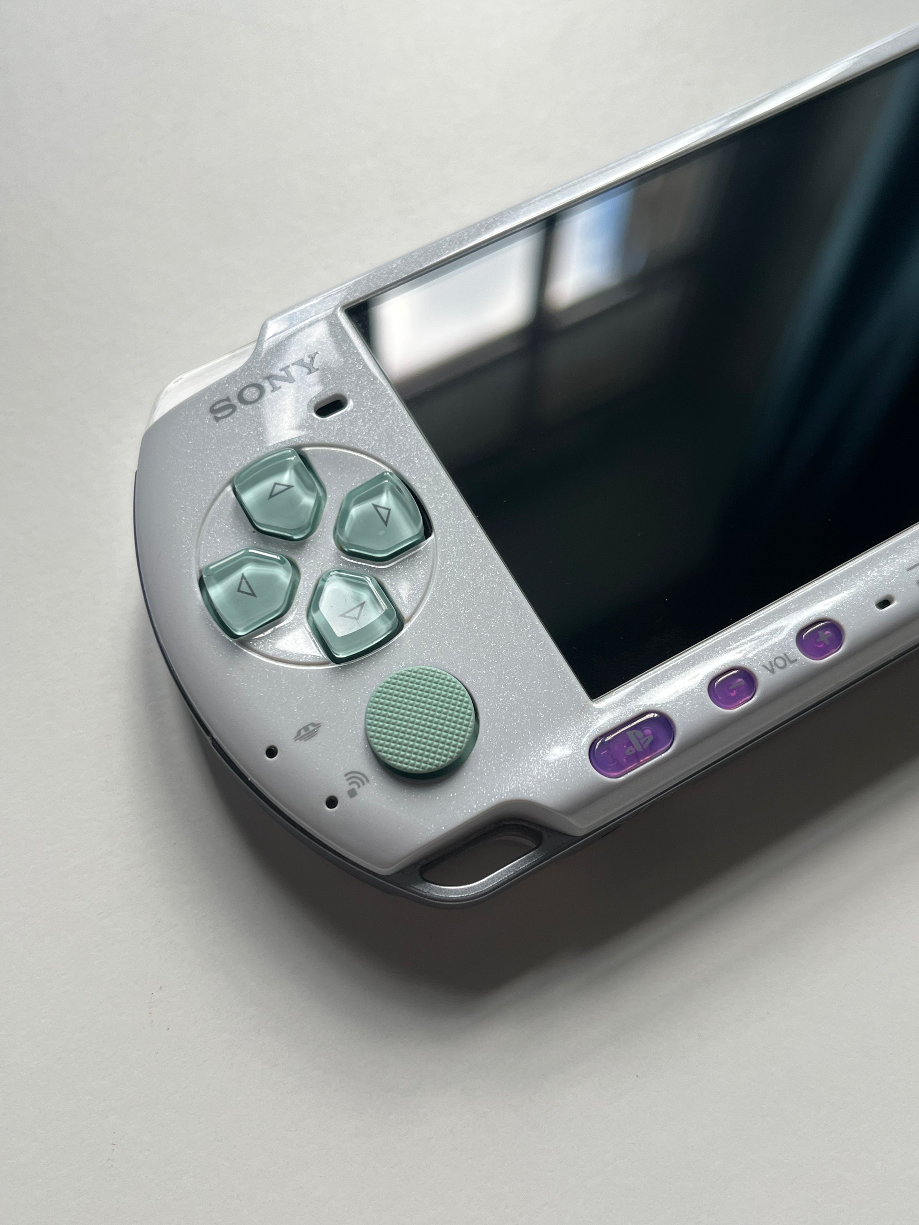 PSP 3000 Pearl White - Blue