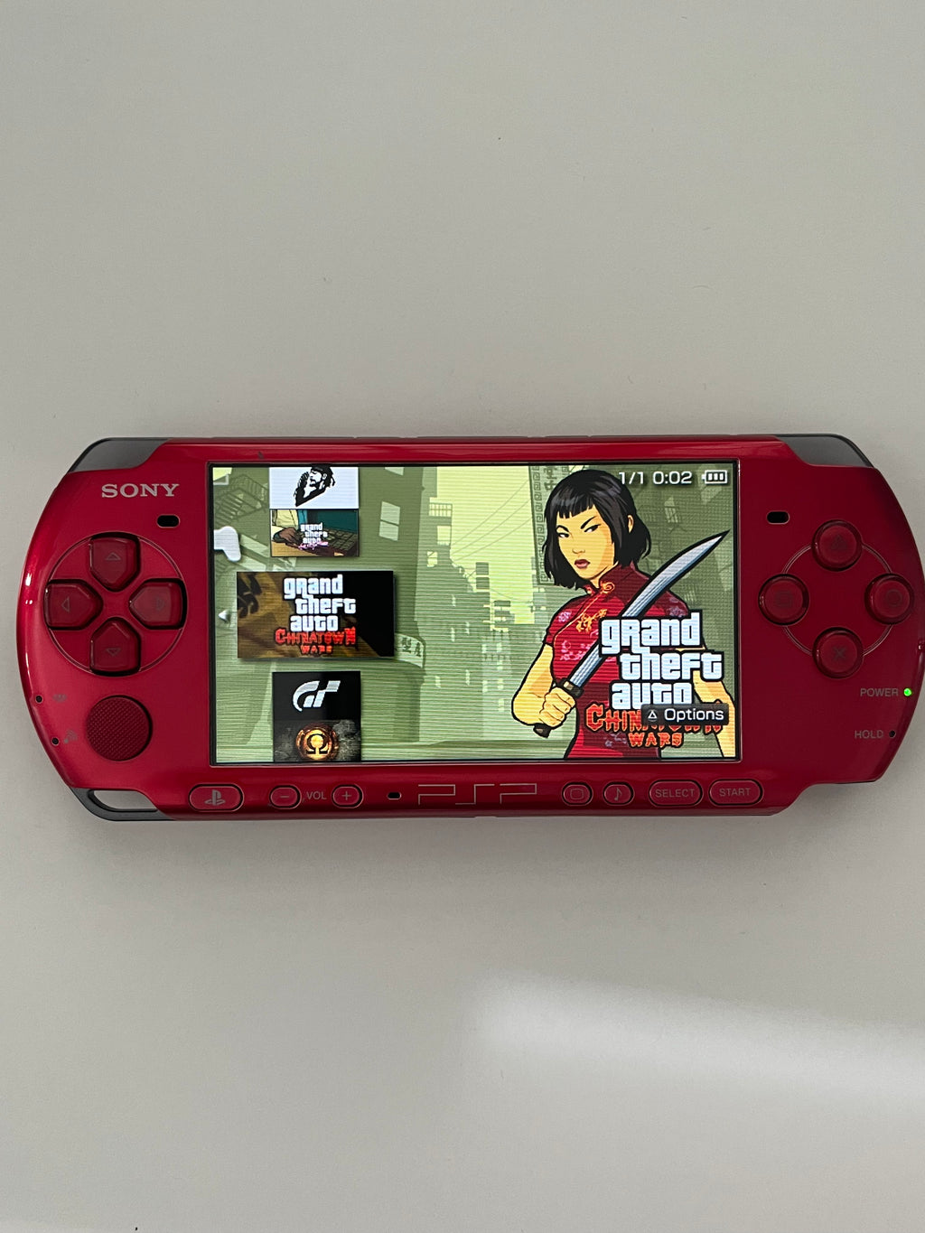 PSP 3000 Radiant Red