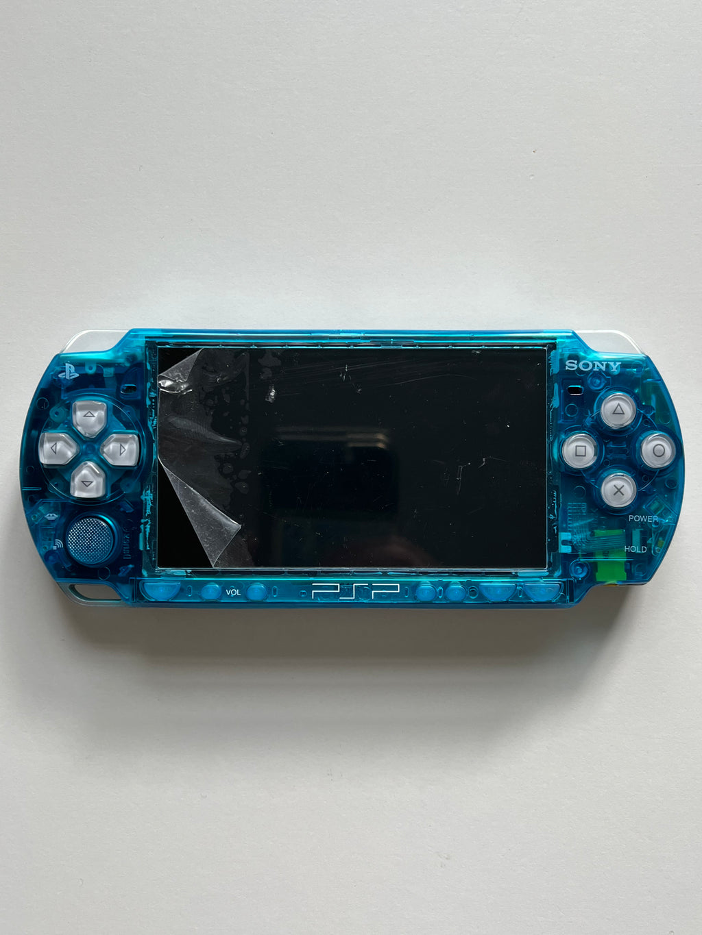 PSP 2000 Transparent Blue