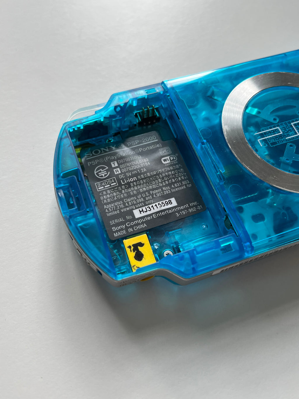 PSP 2000 Transparent Blue