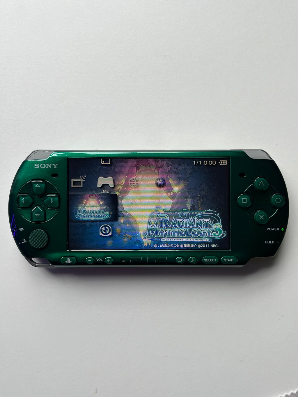 PSP 3000 Spirited Green
