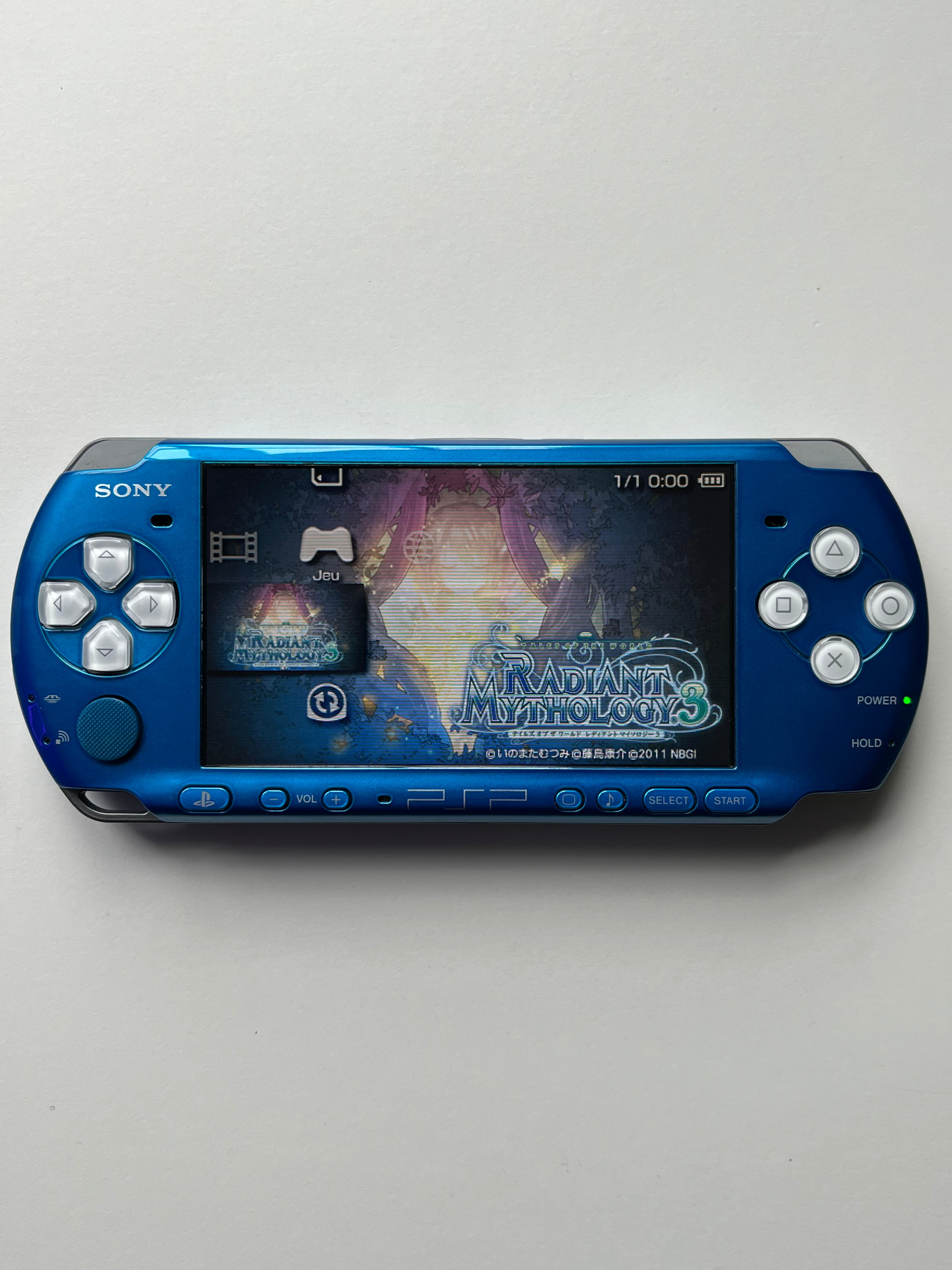 PSP 3000 Vibrant Blue/White