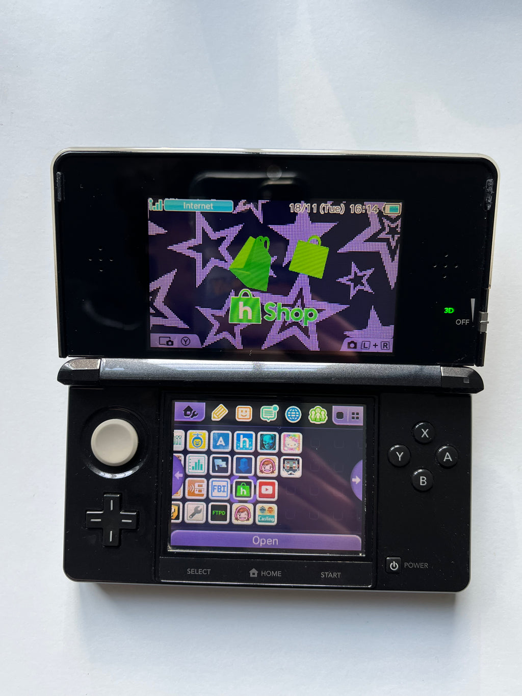 Cosmo Black Nintendo 3DS