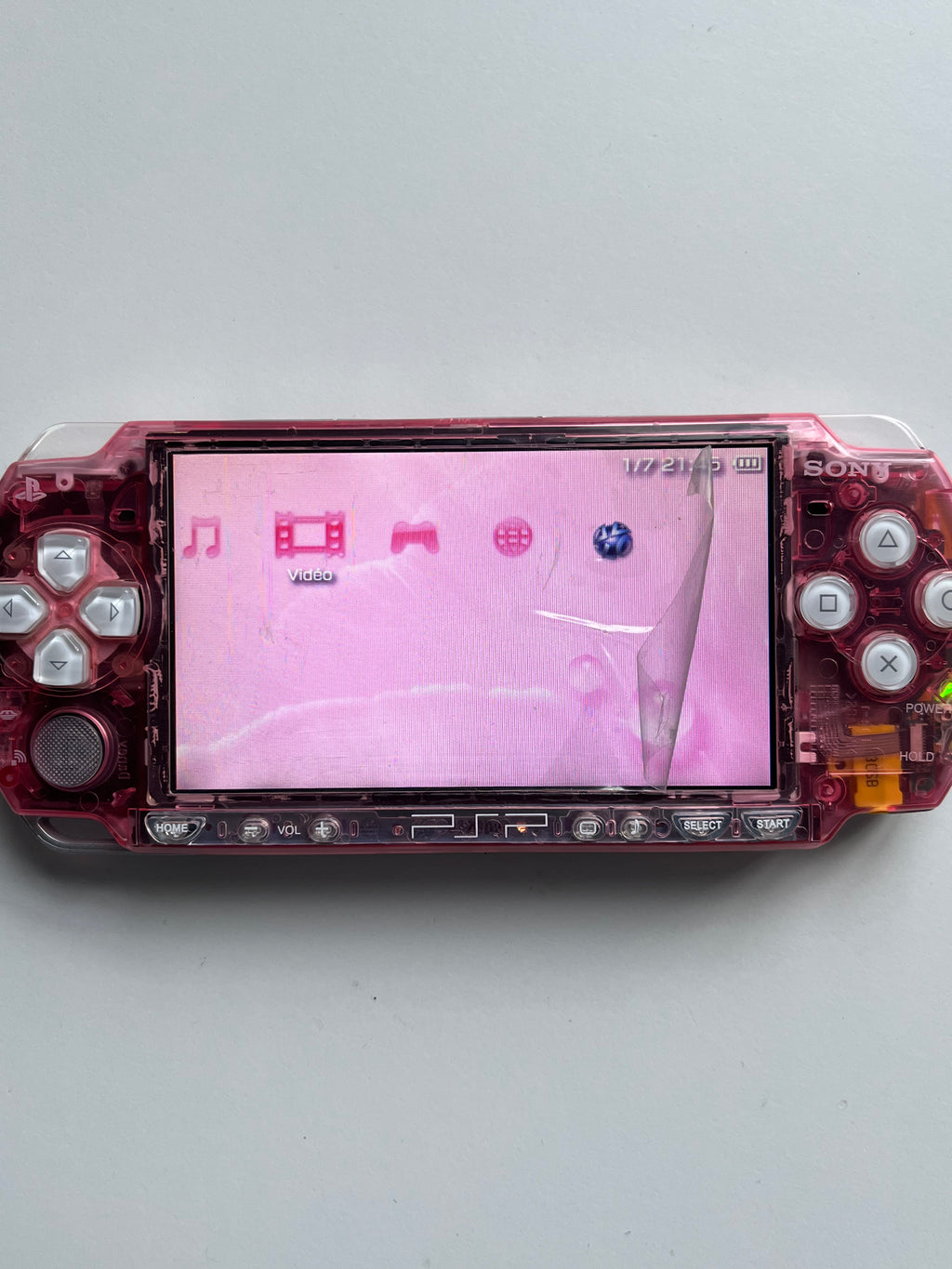 PSP 2000 - Transparent Pink