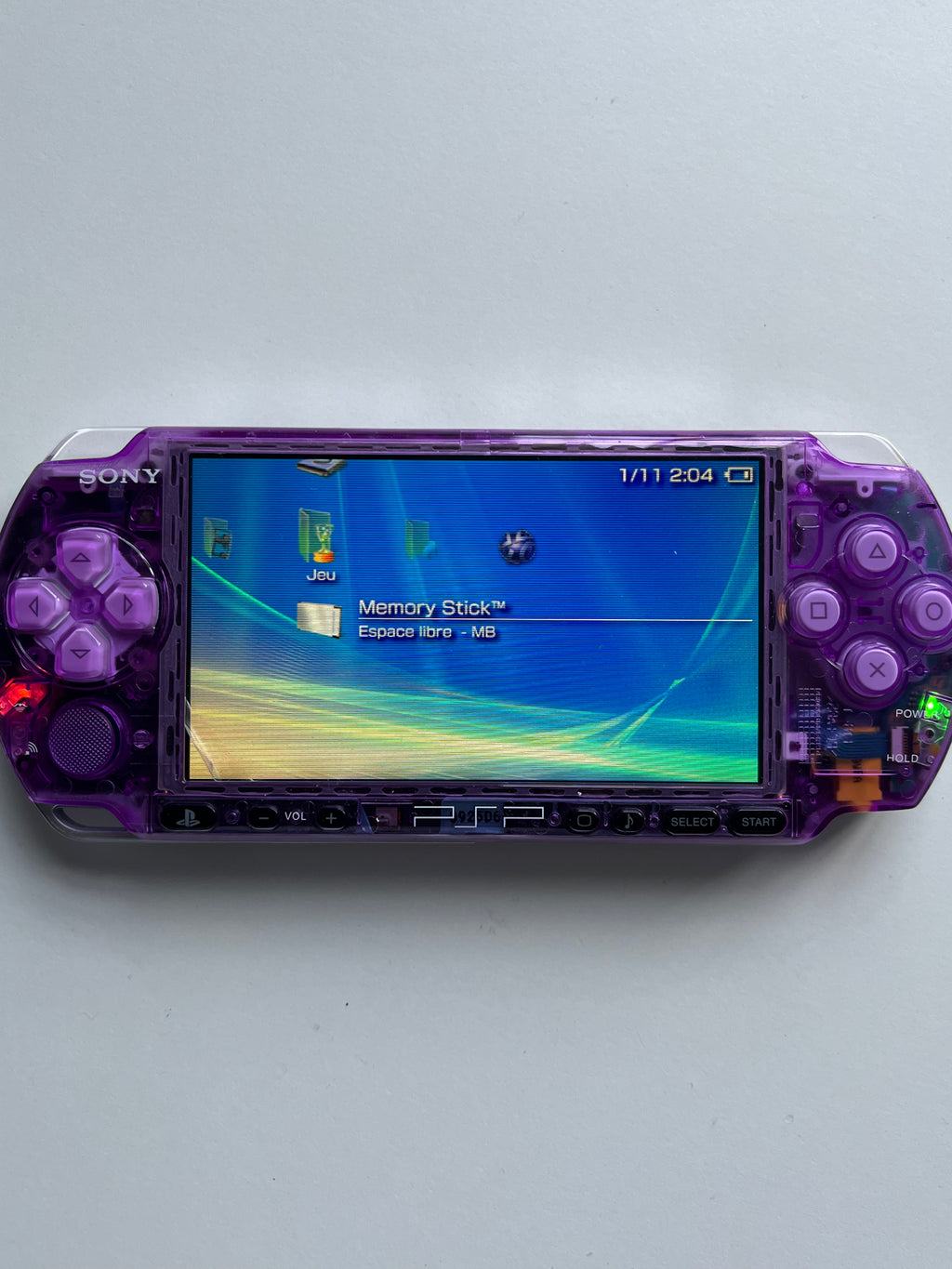 PSP 3000 - Transparent Purple