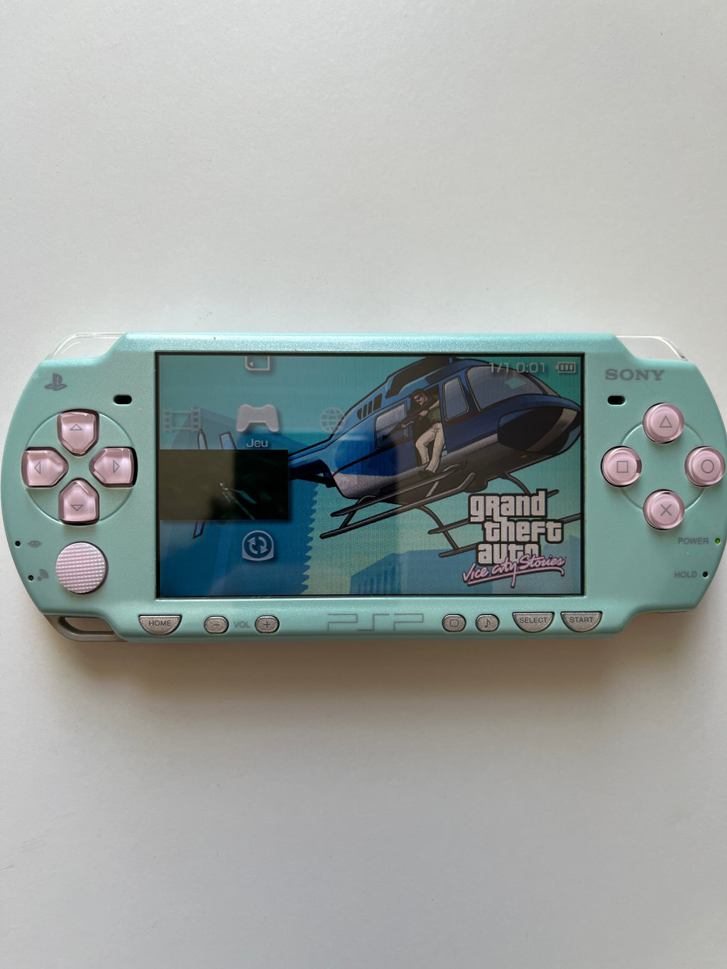 PSP 2000 - Mint Green / Felicia Blue