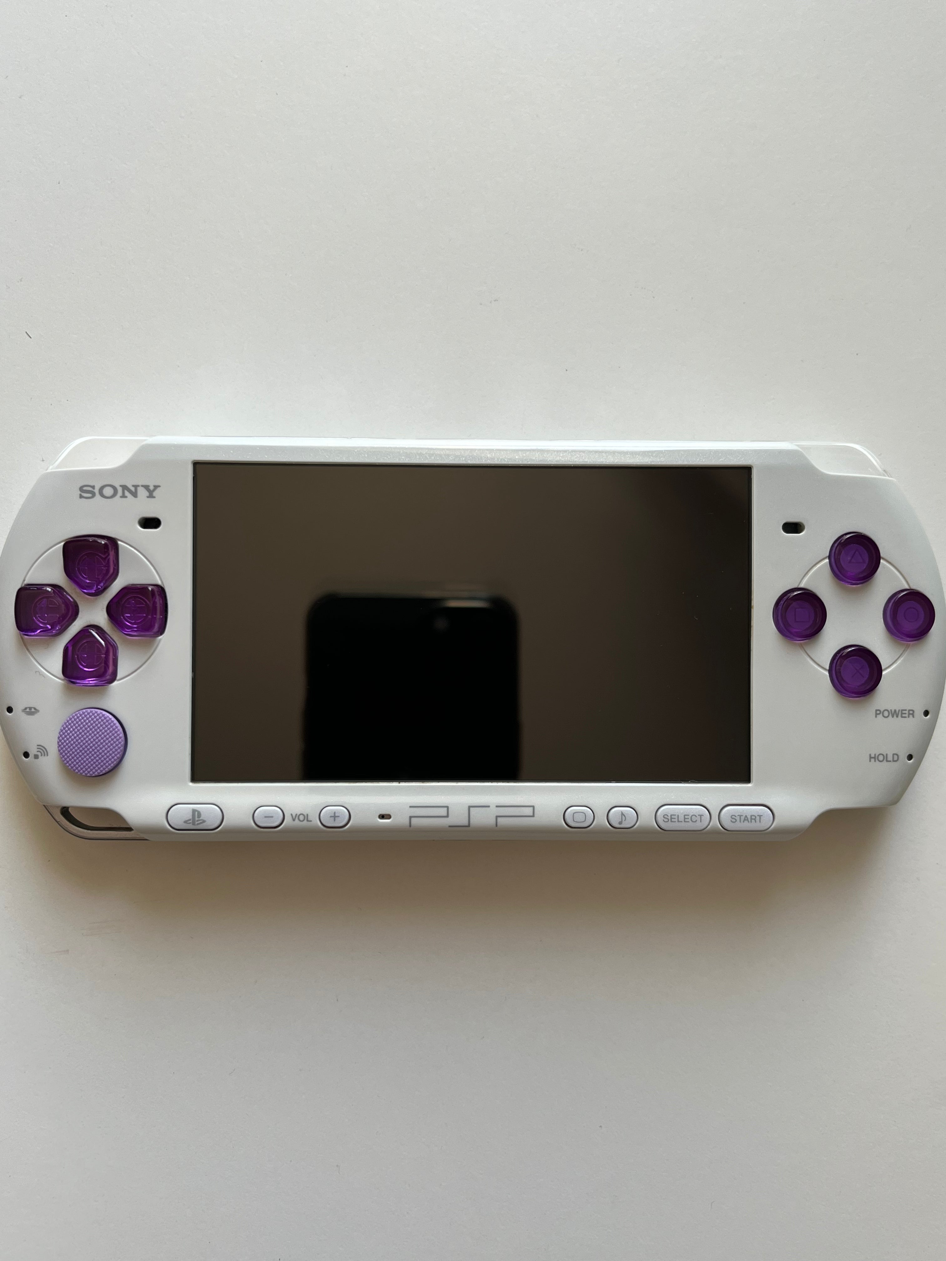 PSP 3000 - Pearl White - Purple